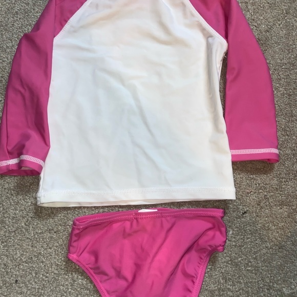 3PC Set Mermaid Bathing Suit & Sandals Baby Girl 12 mo - Picture 6 of 12